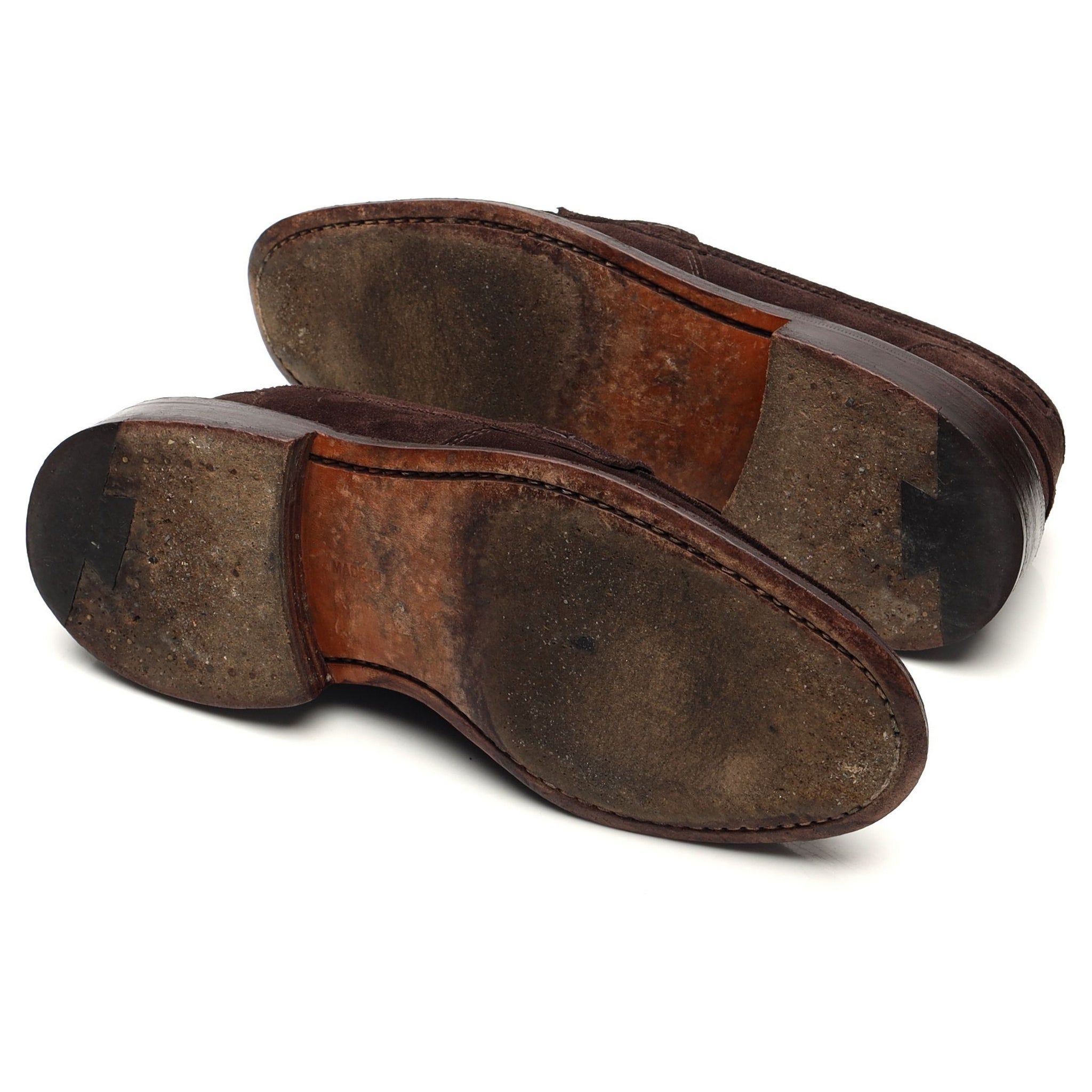 Tricker's Eva Mocassin daim marron foncé UK 3