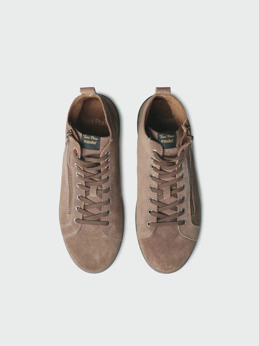 Toni Pons Gori bottines homme cuir velours à lacets