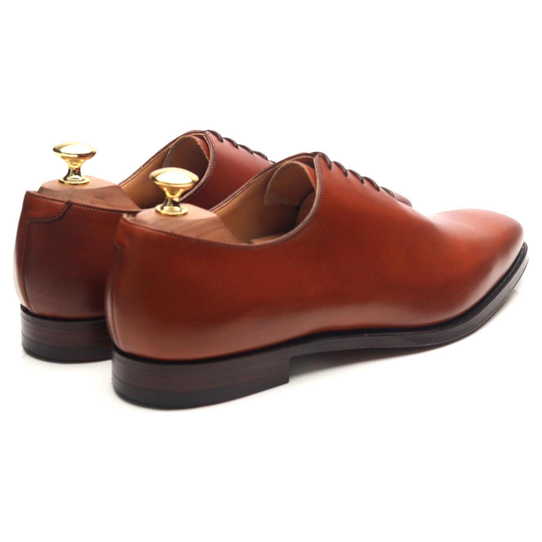 Crockett & Jones Alex derbies one-cut cuir camel UK 8.5