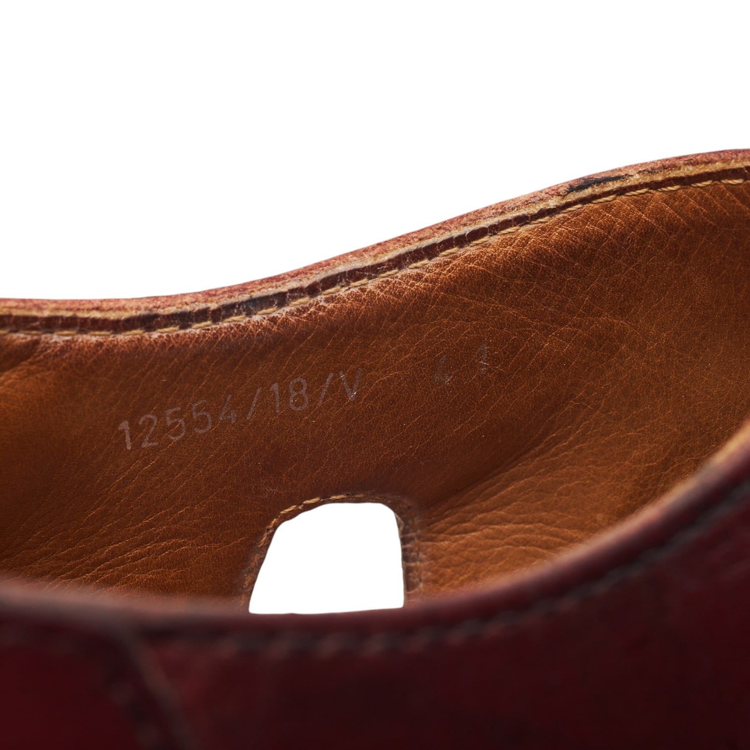 Paraboot Pacific sandales cuir bordeaux UK 7