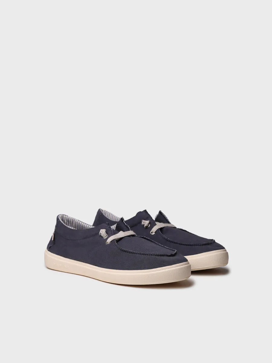 Toni Pons Ian chaussure homme toile coton bleu marine