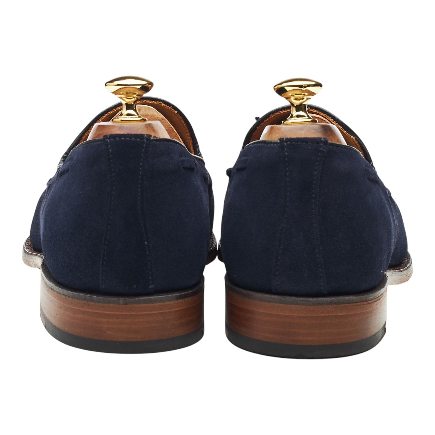 Shipton & Heneage Finchley mocassins daim bleu UK 10.5