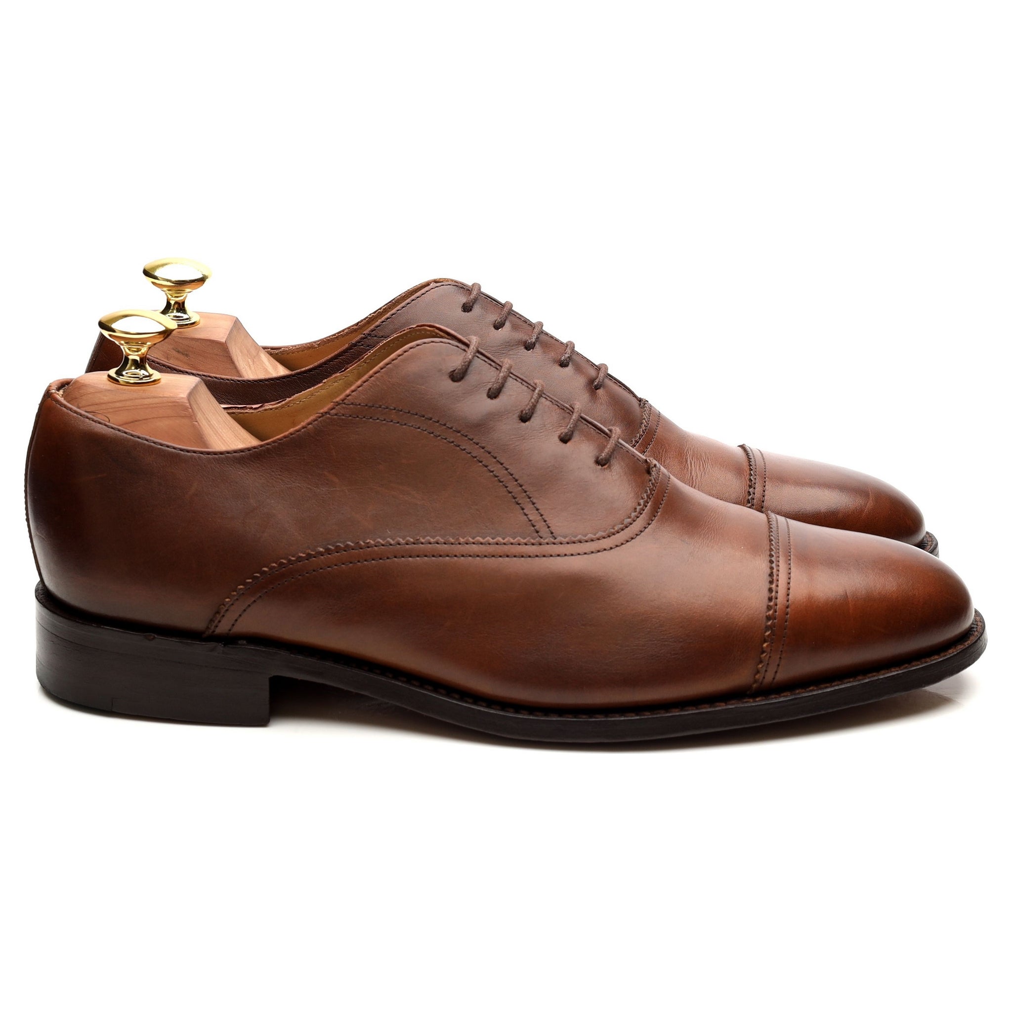 Barker Nevis richelieu cuir marron pointure 8 large