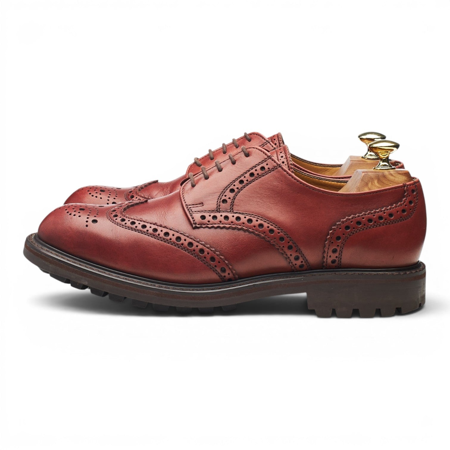 Alfred Sargent Stirling derby cuir marron clair 7.5 UK