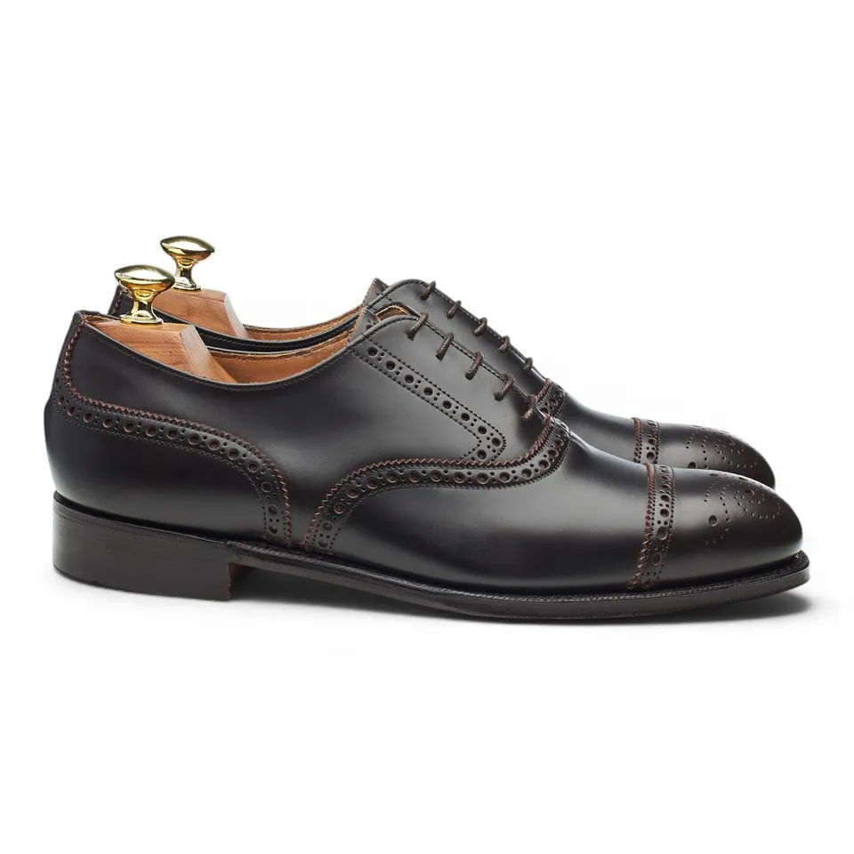 Cheaney 2873 richelieu cuir marron foncé 7,5 G