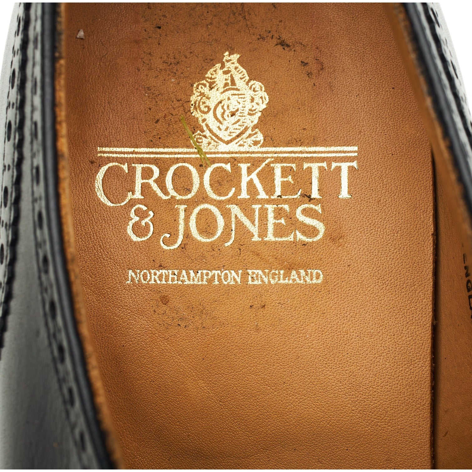 Crockett & Jones Canterbury richelieu cuir noir UK 8