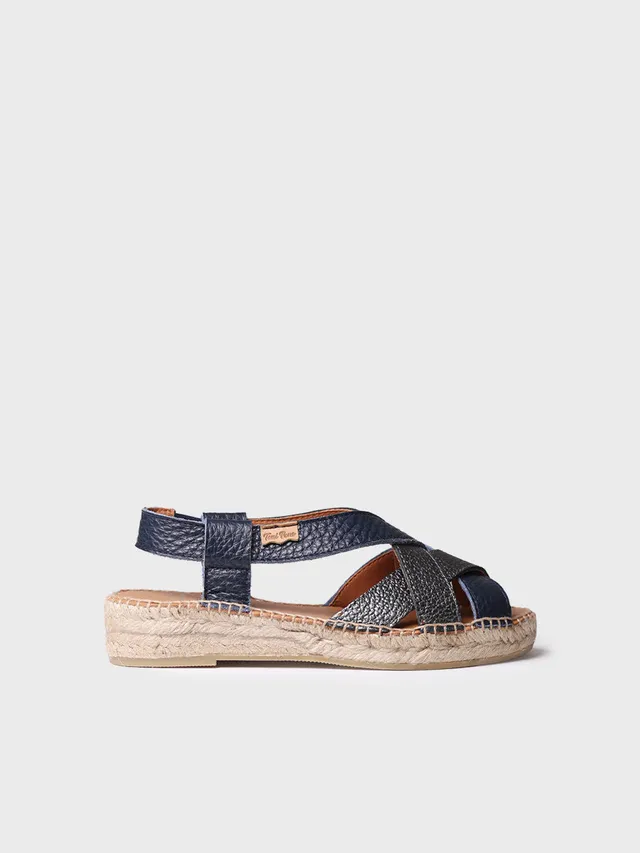 Toni Pons Elia-BG espadrilles cuir compensées 3,5 cm
