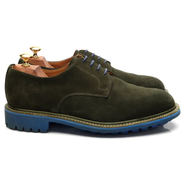Mark McNairy derby suède vert pointure UK 9.5