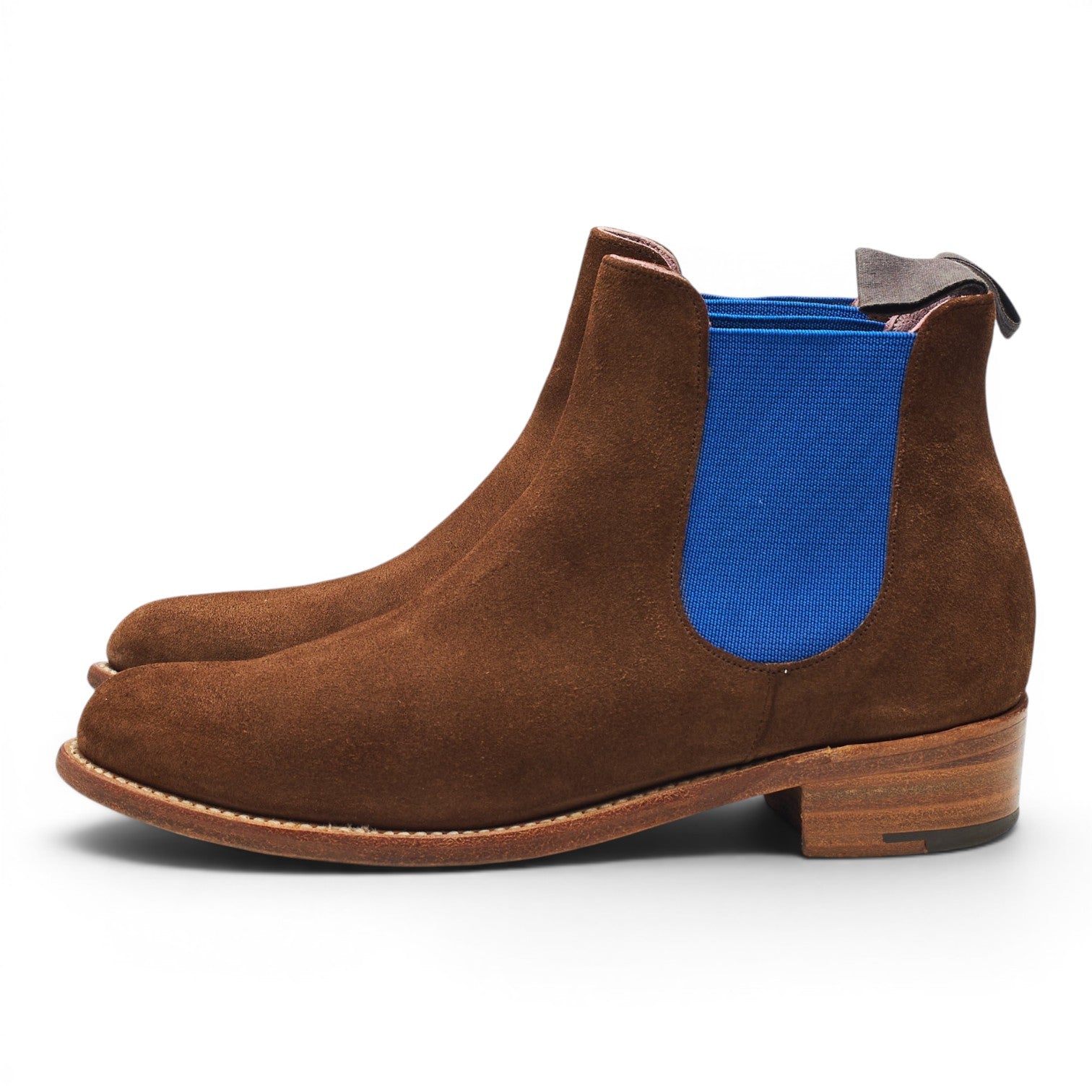 Barker Violet bottines chelsea daim marron UK 4