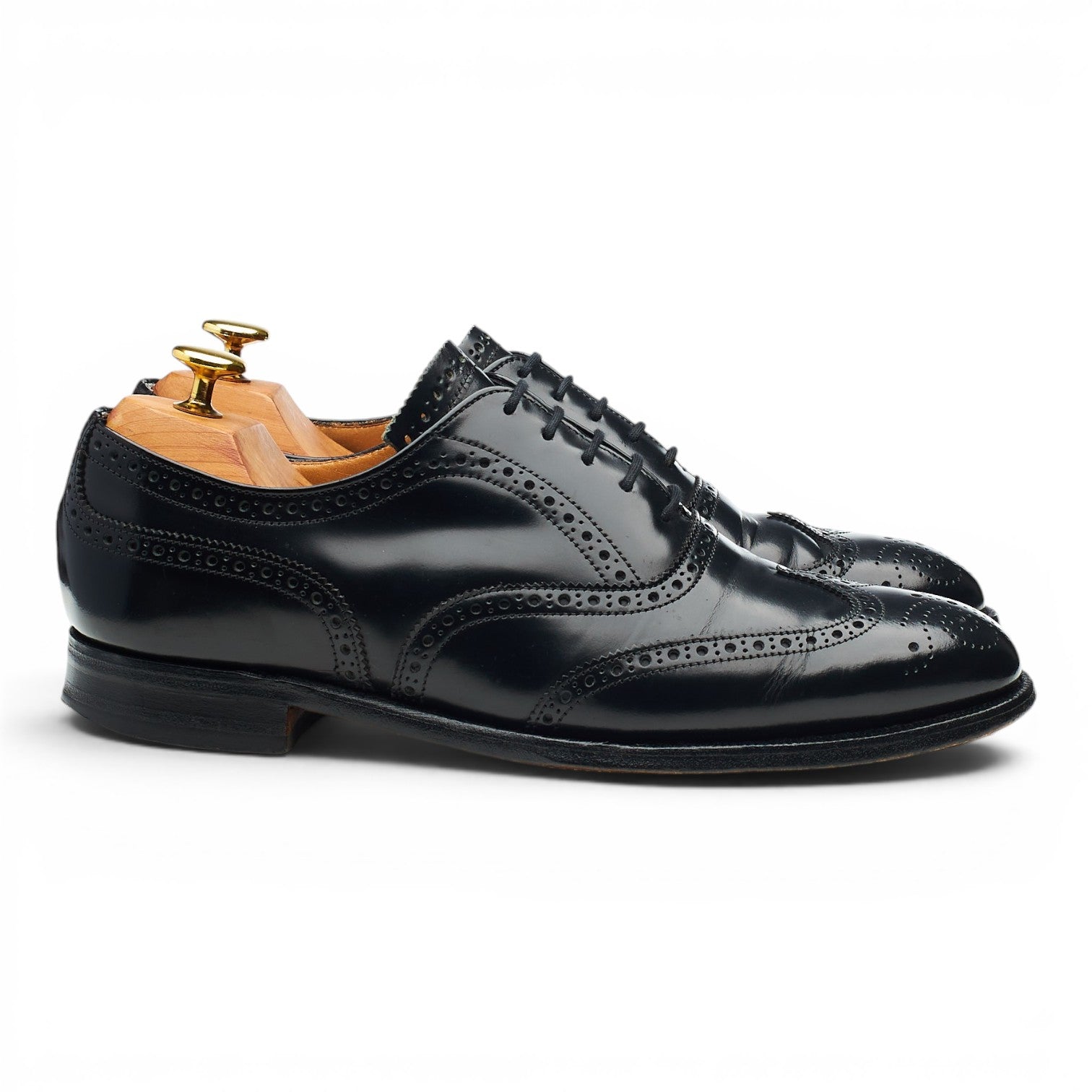 Cheaney Woodstock richelieu cuir noir pointure UK 8