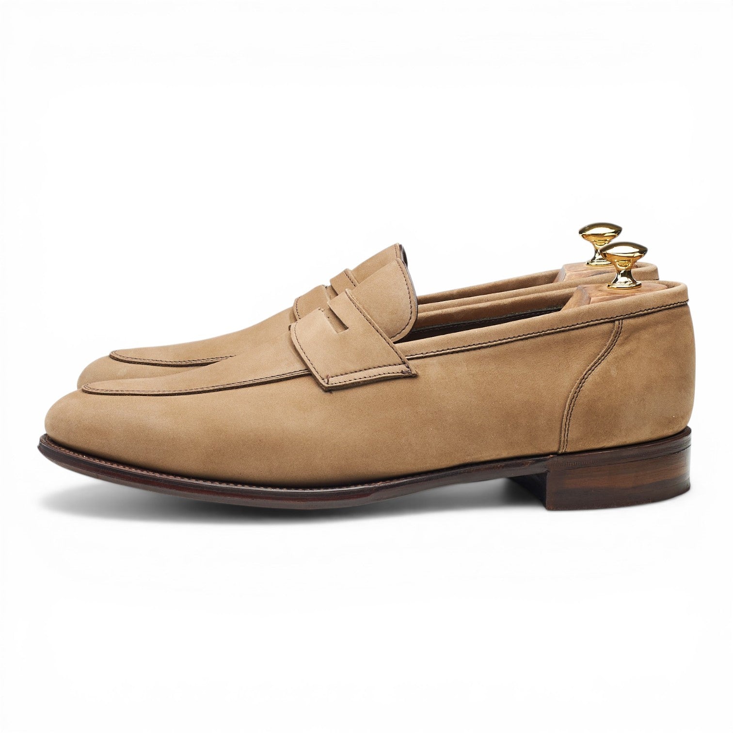 George Cleverley Kingsman Newport II mocassins nubuck 11