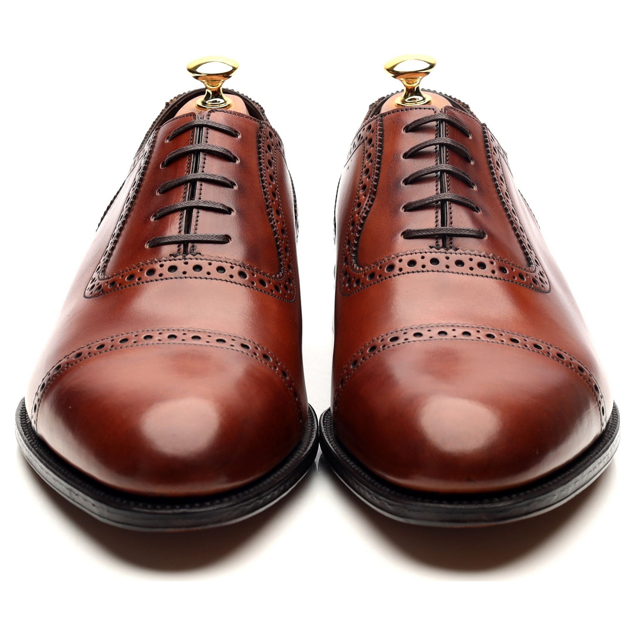 Loake 1880 Trinity richelieus cuir marron UK 10.5