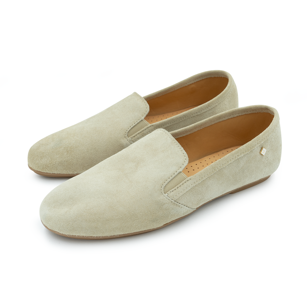 Rivieras Jazz Suede Ecru espadrilles beige cuir