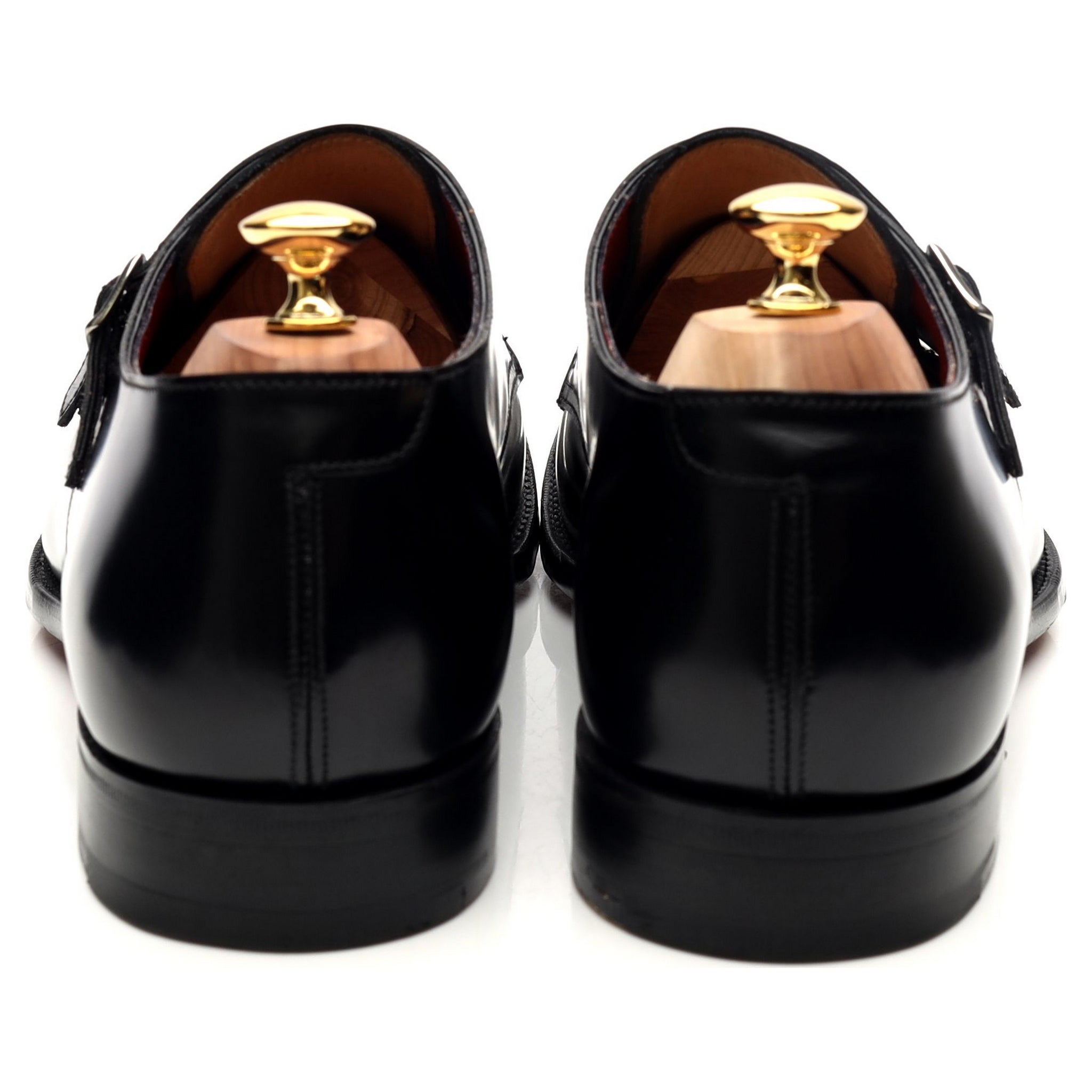 Grenson Hanbury monks cuir noir UK 11