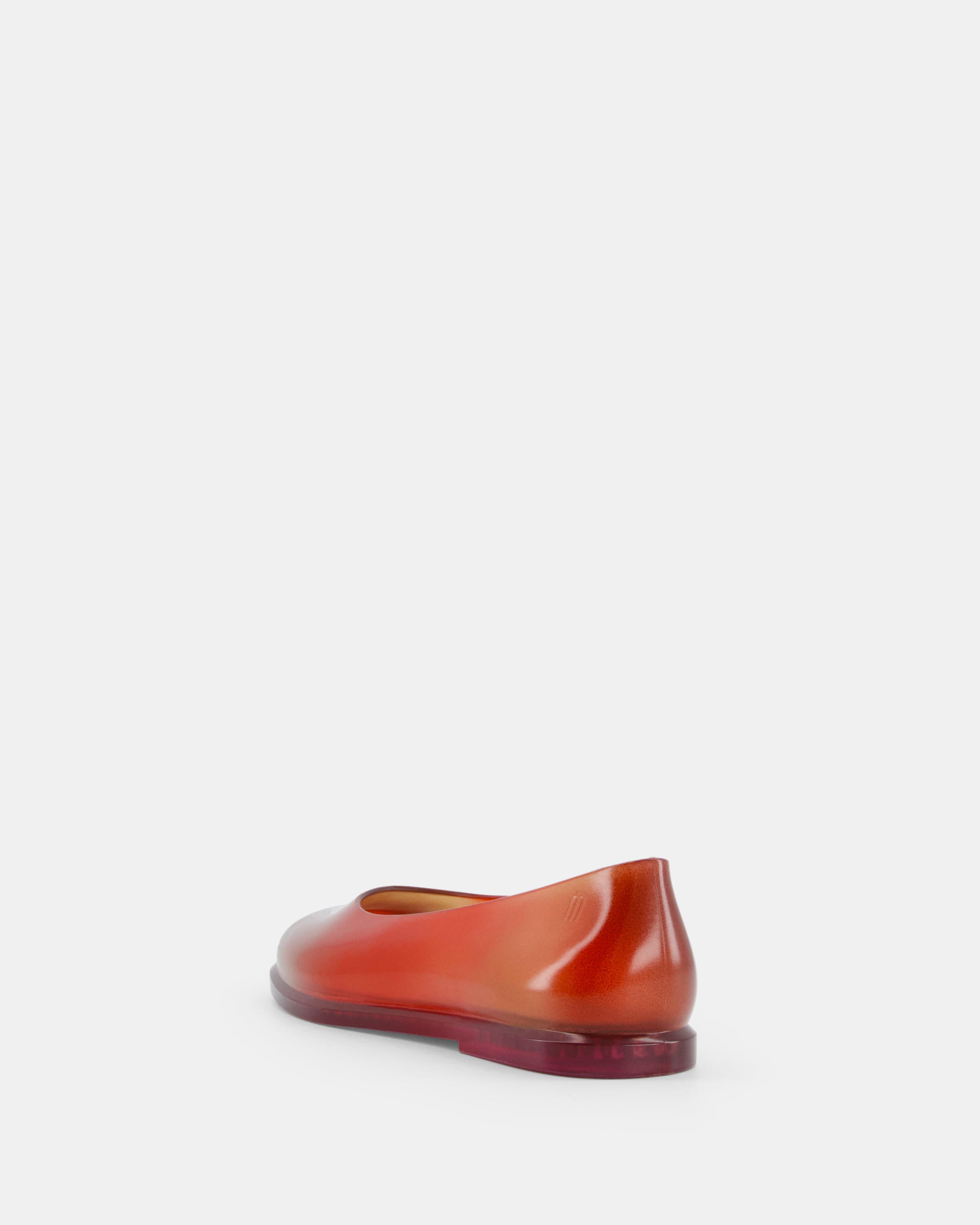 Nodaleto x Melissa Ruby ballerines orange sunset