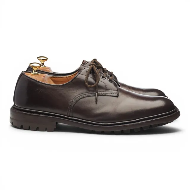 Tricker's Daniel derby cuir marron foncé UK 9.5