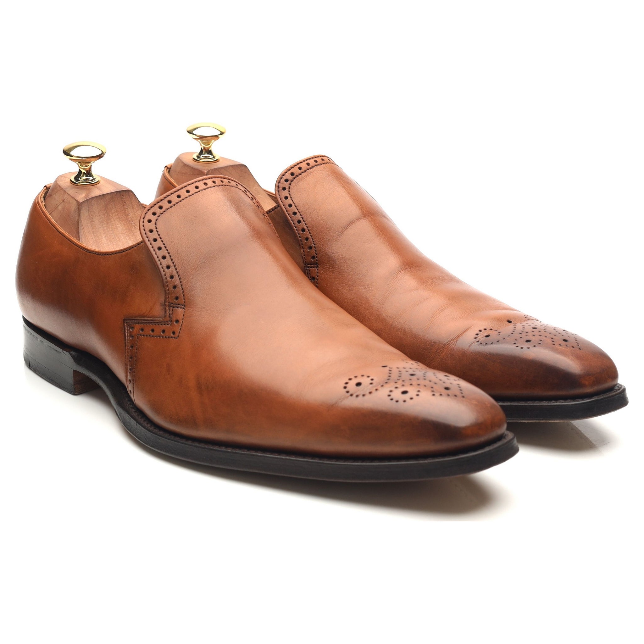 Cheaney Ellis mocassins cuir camel UK 10