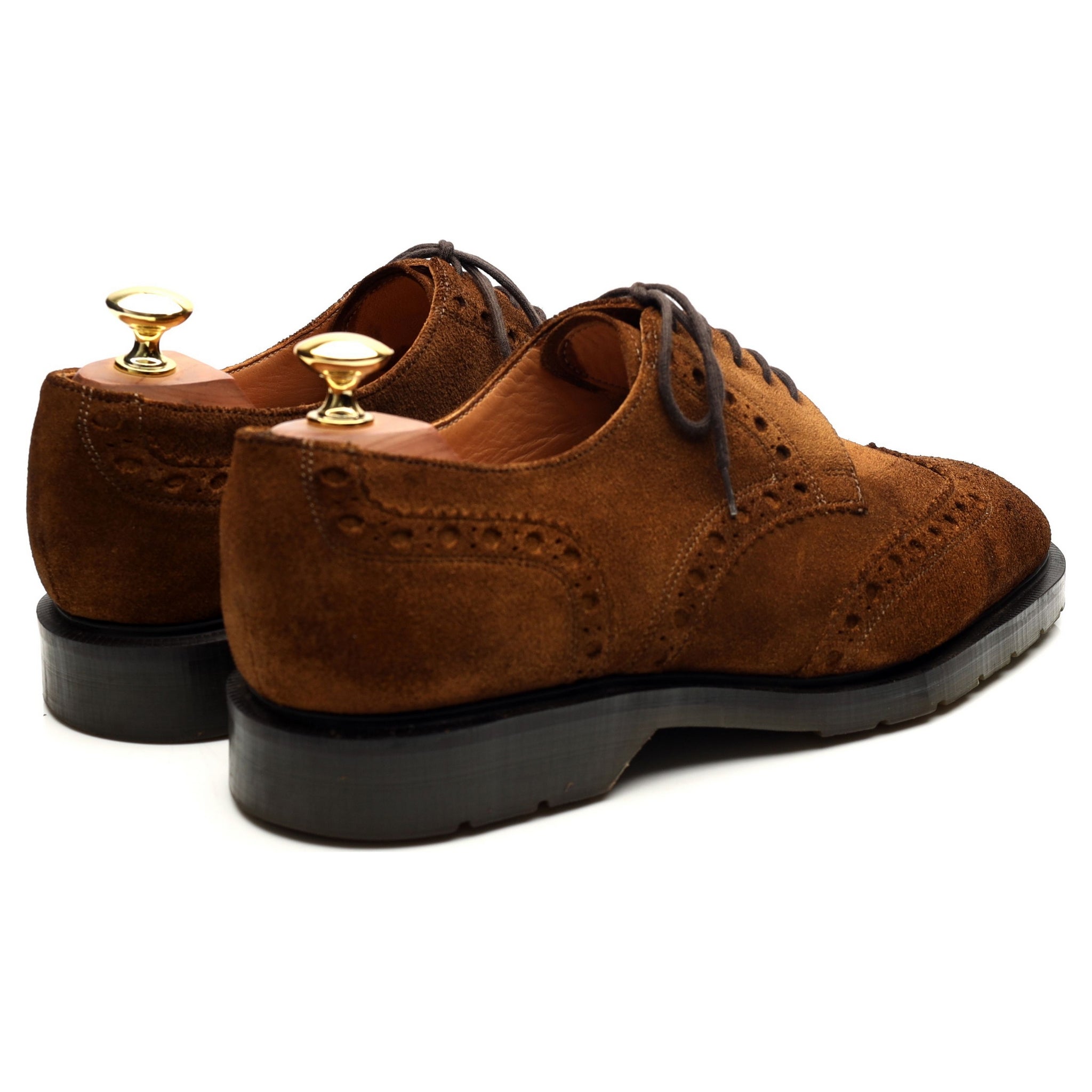 Arthur Sleep derbies suède marron tabac UK 8