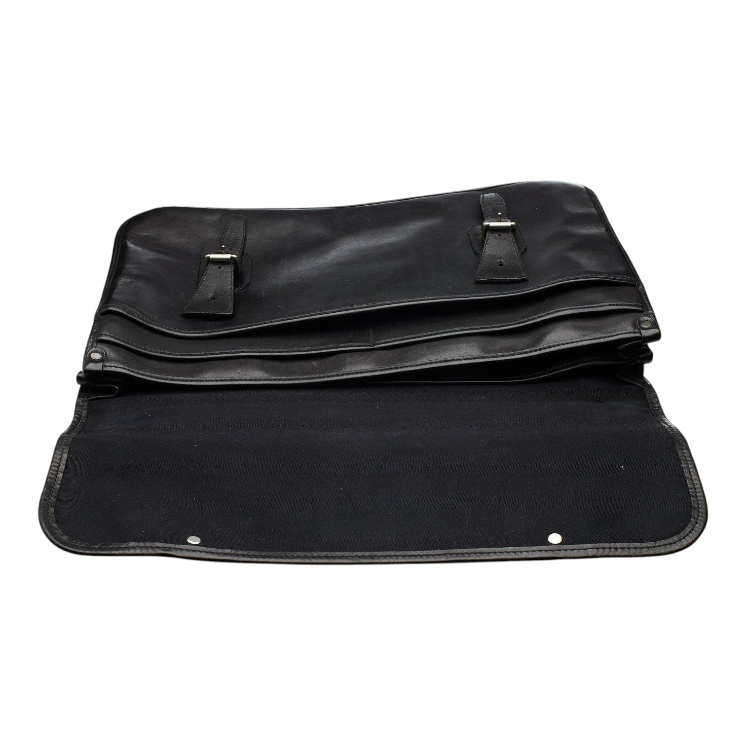 Pickett Clipper mallette cuir noir