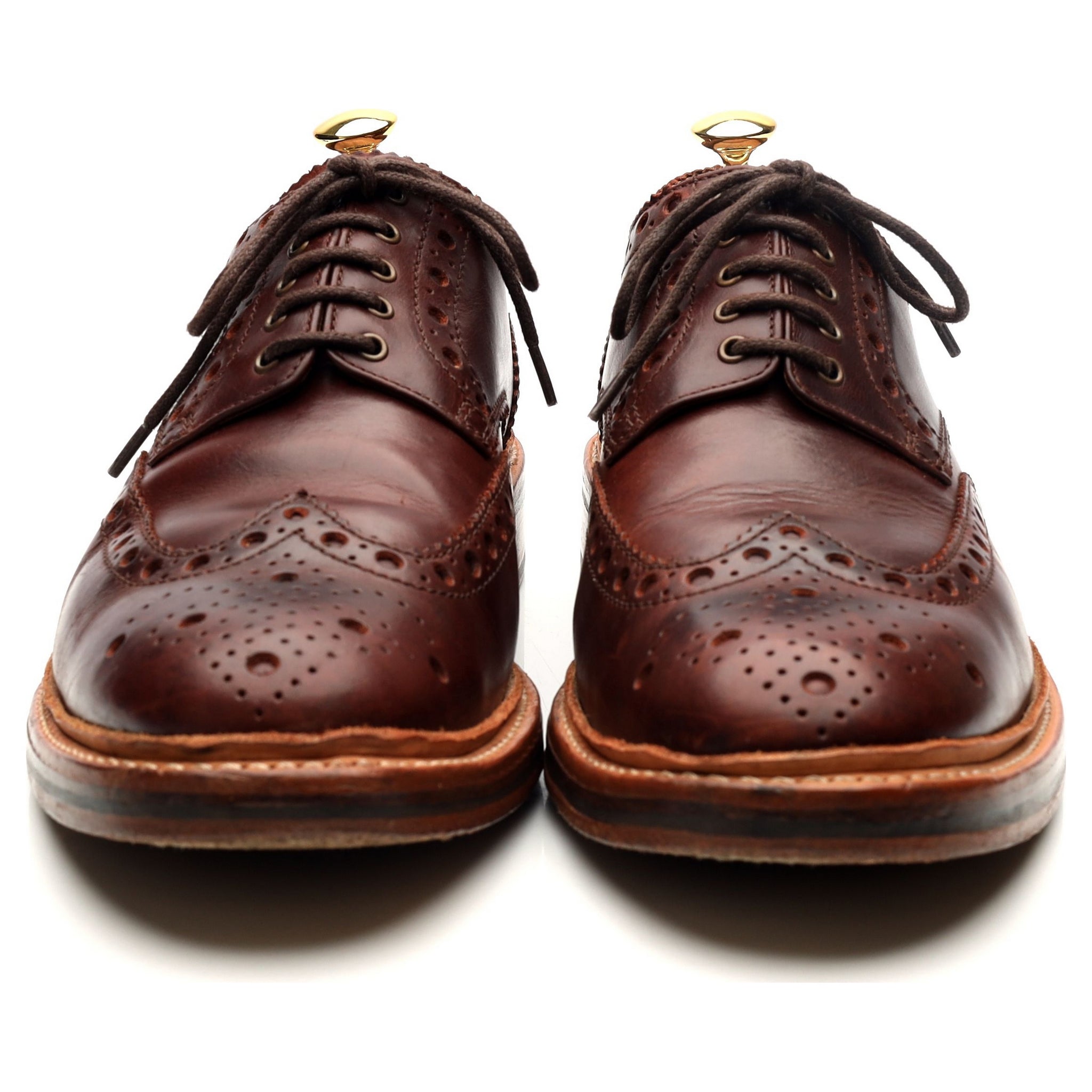Grenson Archie derby cuir marron UK 10 G