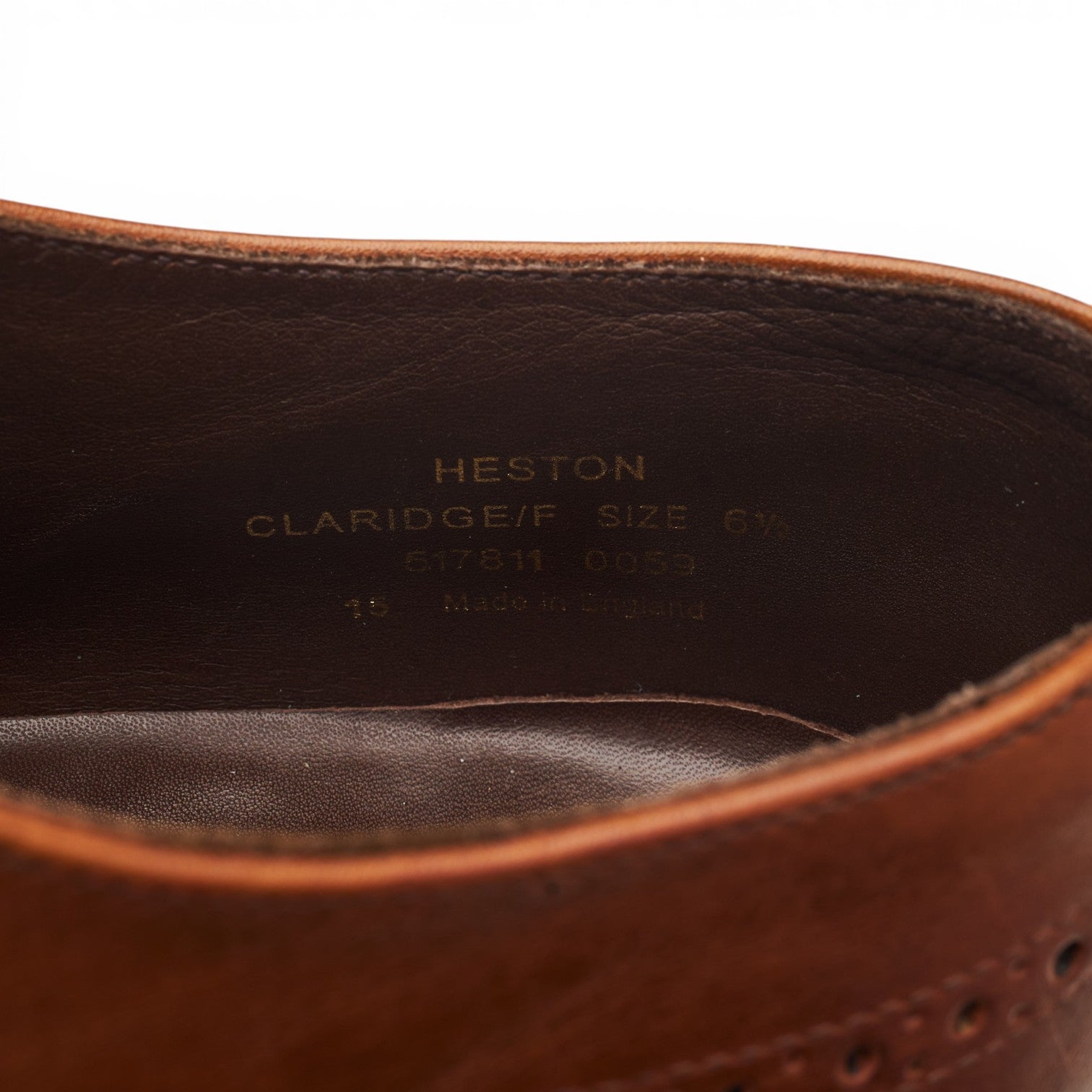 Loake 1880 Heston oxford cuir marron UK 6,5