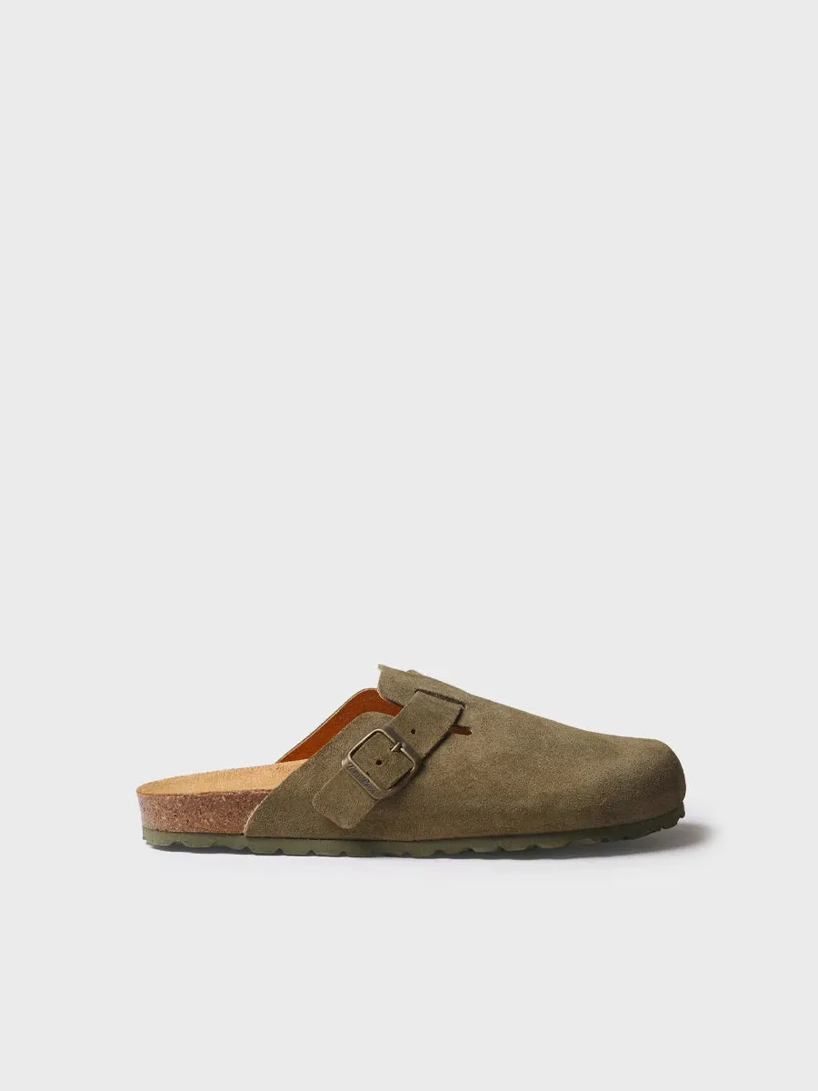Toni Pons GREGOR-QT sabot homme suède boucle