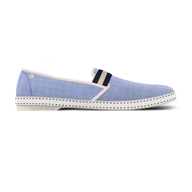 Rivieras Classic College Toile Bluish Espadrilles Bleu