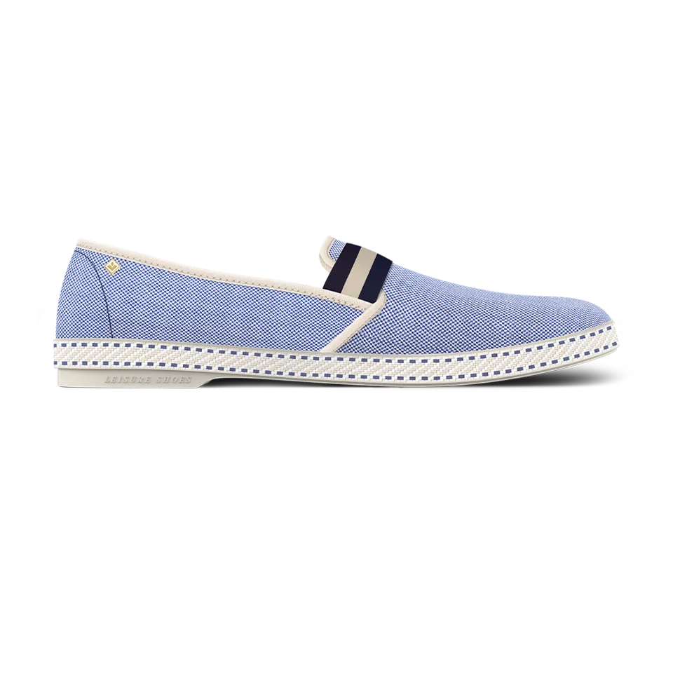 Rivieras Classic College Toile Bluish Espadrilles Bleu