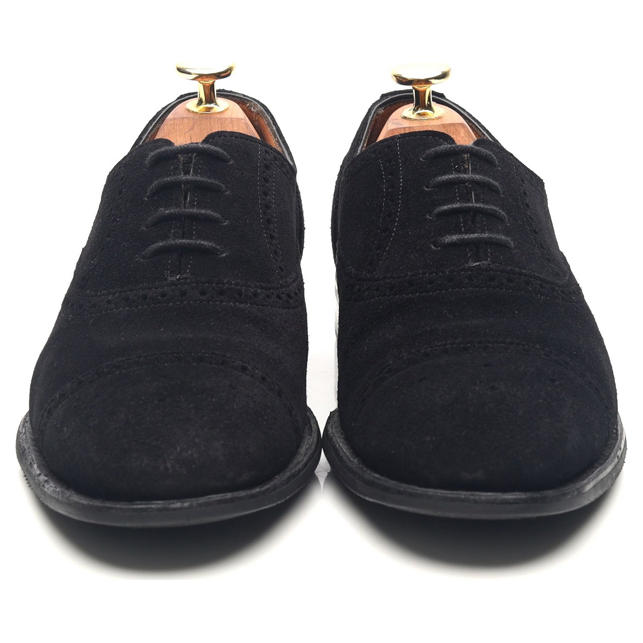 Cheaney Darcey oxford femme daim noir 4.5 gomme
