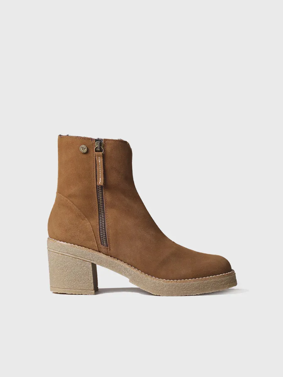 Toni Pons Peru-SY bottine talon large camel
