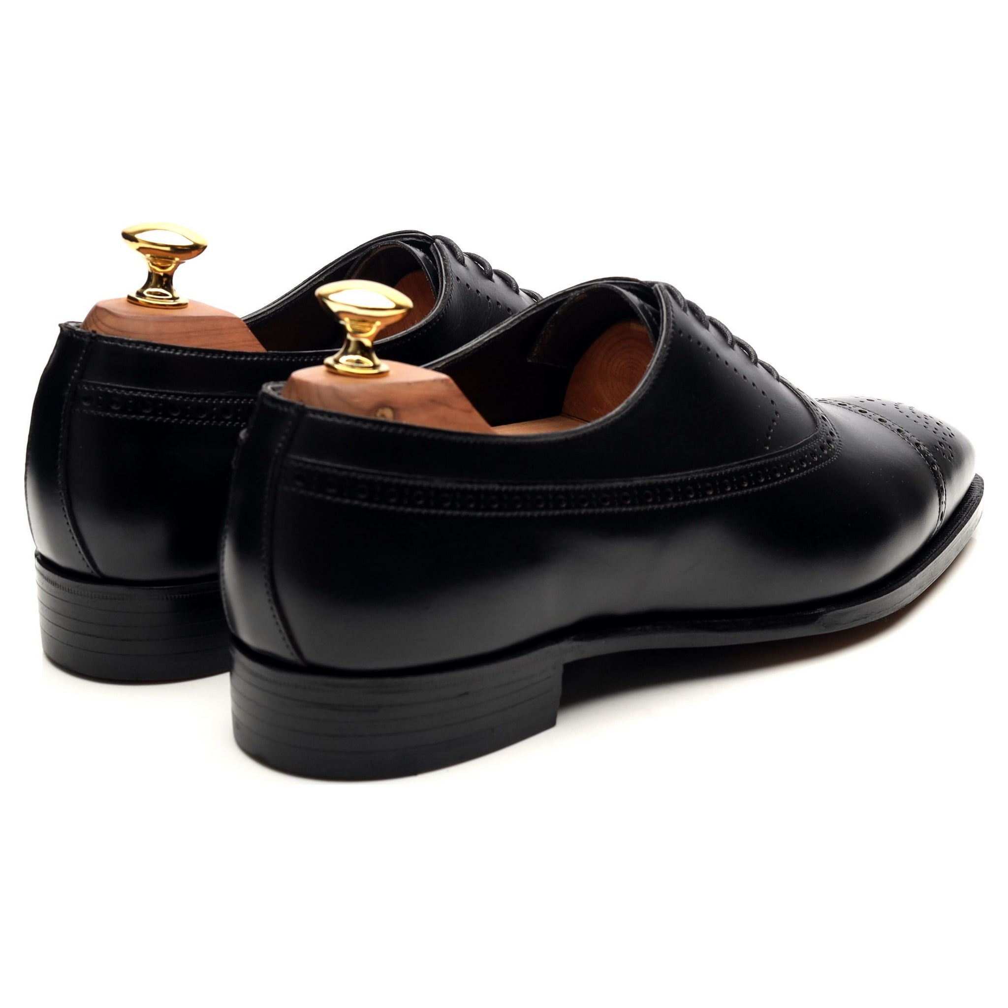George Cleverley Edward oxford brogues cuir noir UK 6