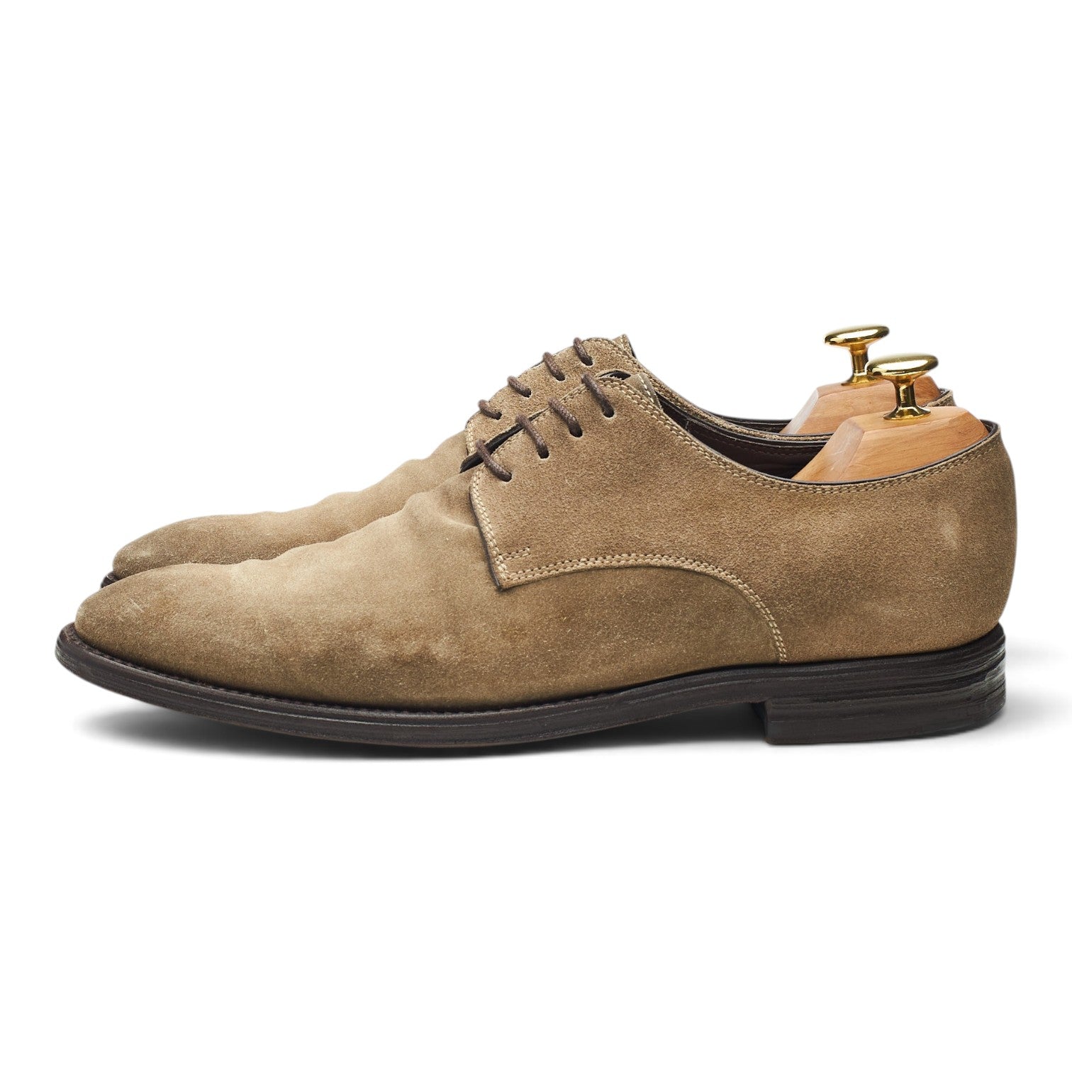 Canali derby daim pierre pointure UK 8