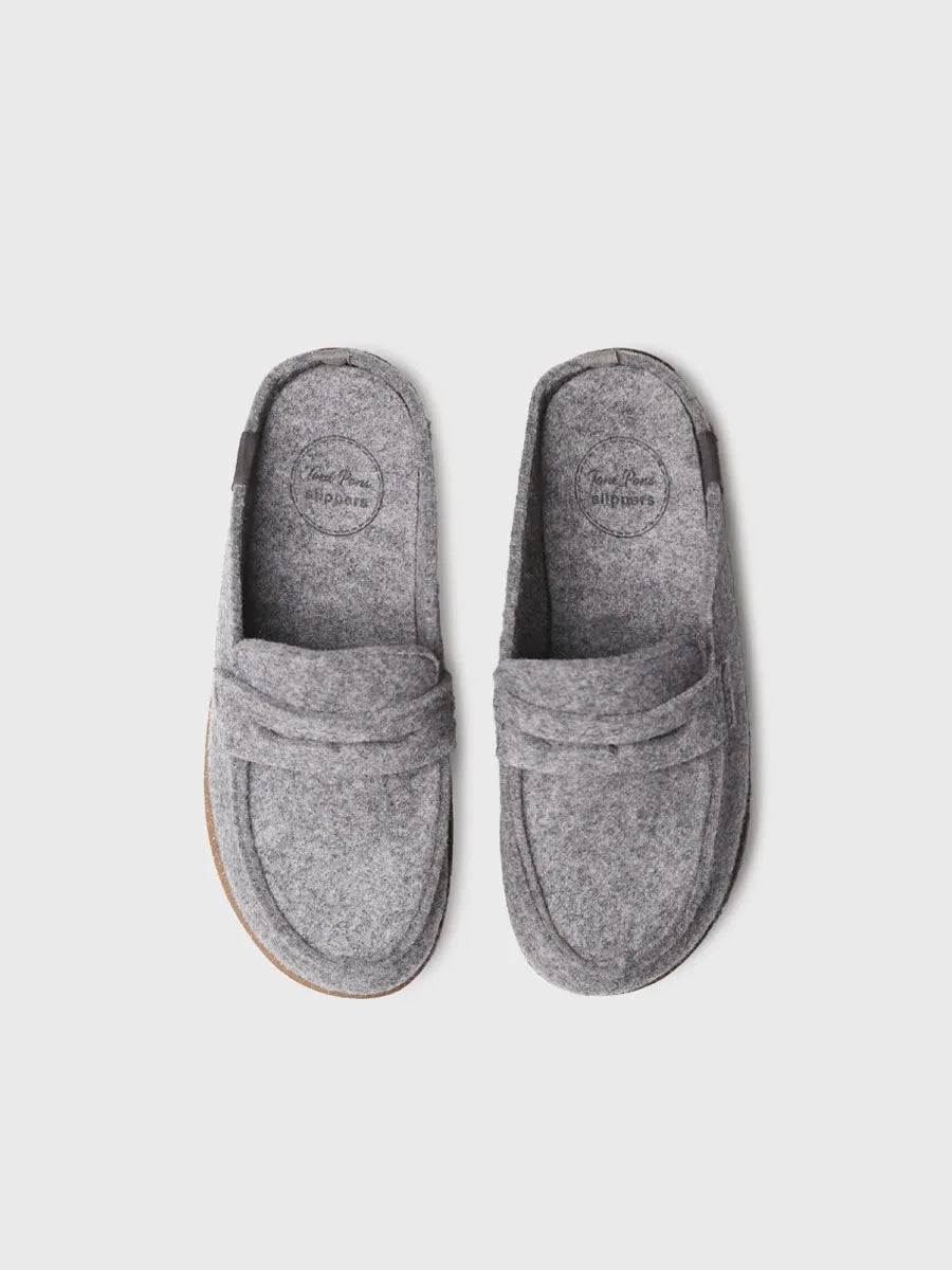 Toni Pons Jaden-FR chaussons sabot feutre gris 3,5 cm