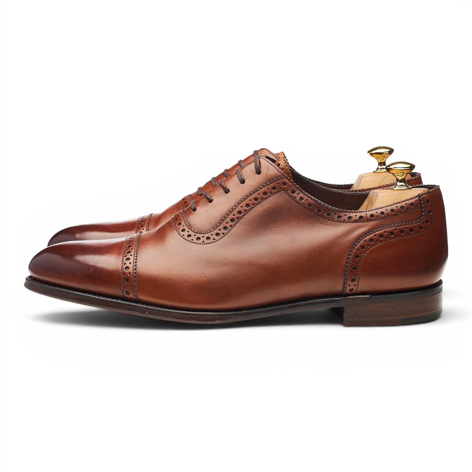 Loake 1880 Trinity richelieu cuir marron clair UK 11