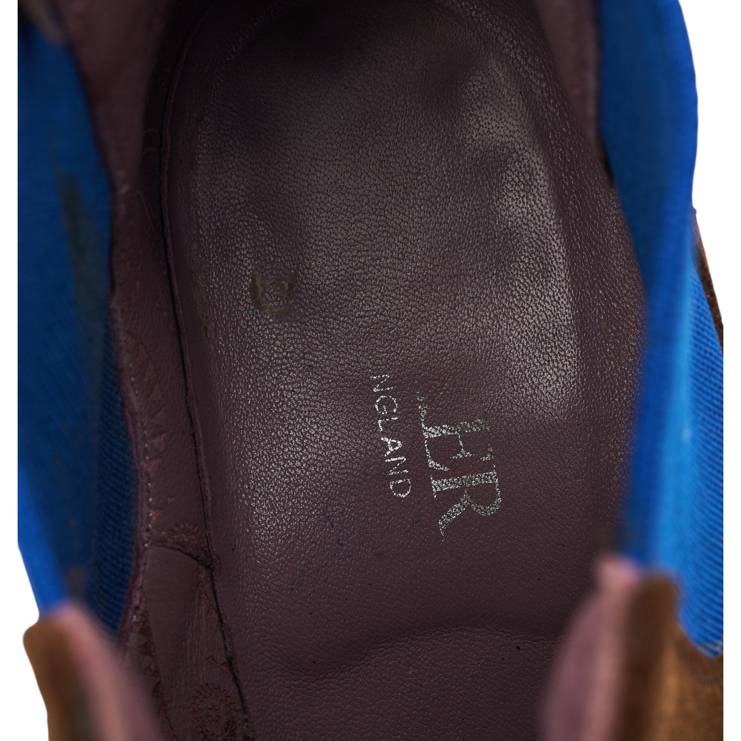 Barker Violet bottines chelsea daim marron UK 4