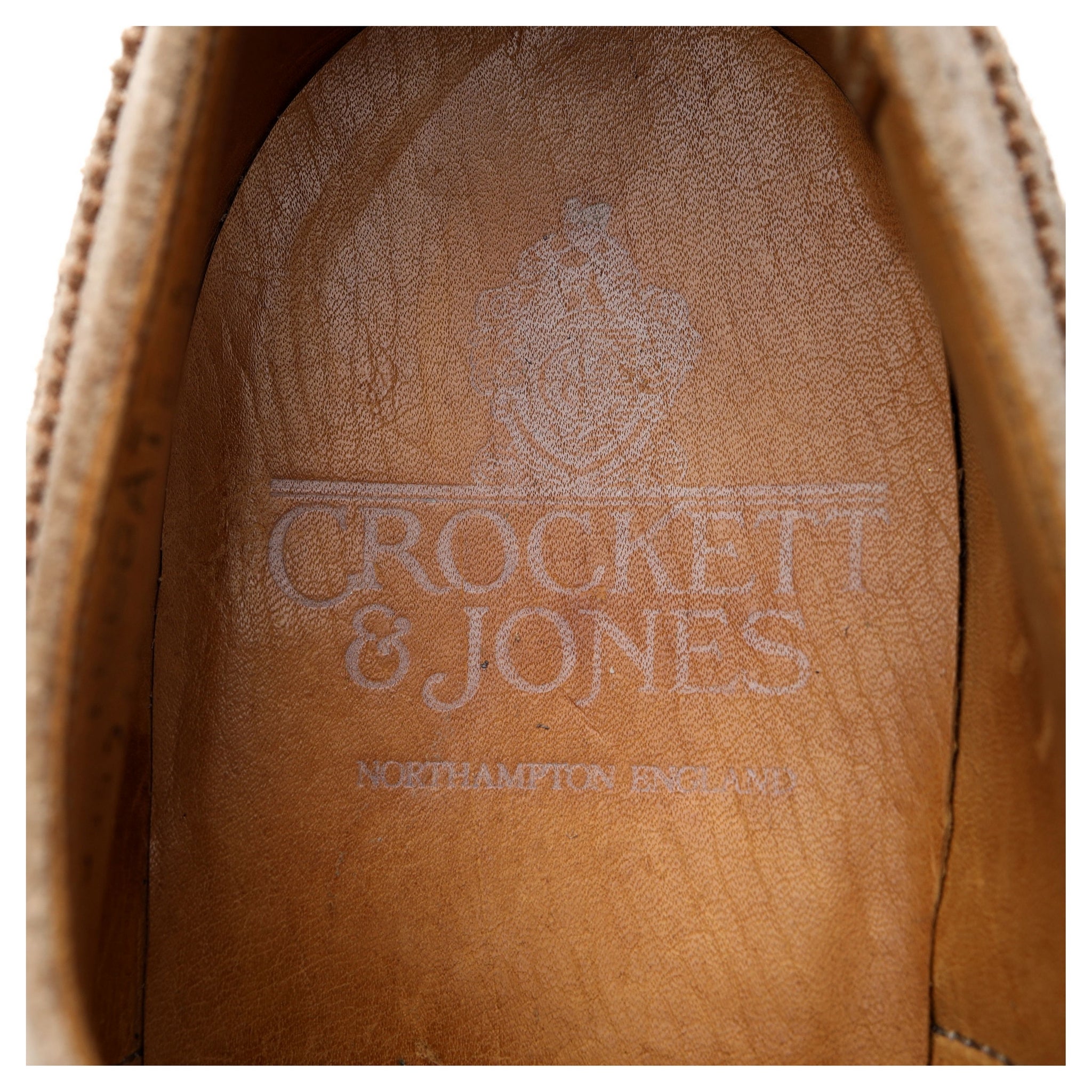 Crockett & Jones Ludgate 2 richelieu daim crème UK 7,5