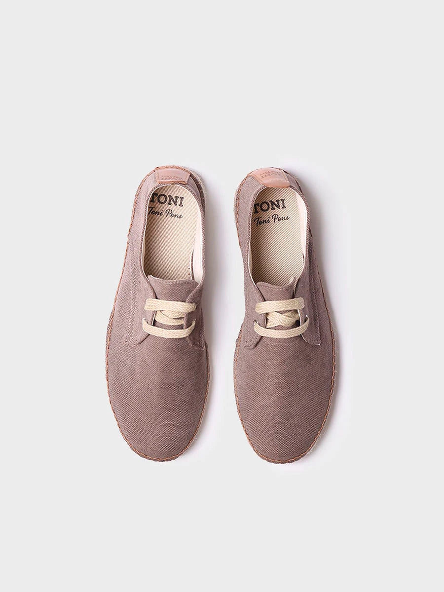 Toni Pons Dixon espadrille homme toile à lacets