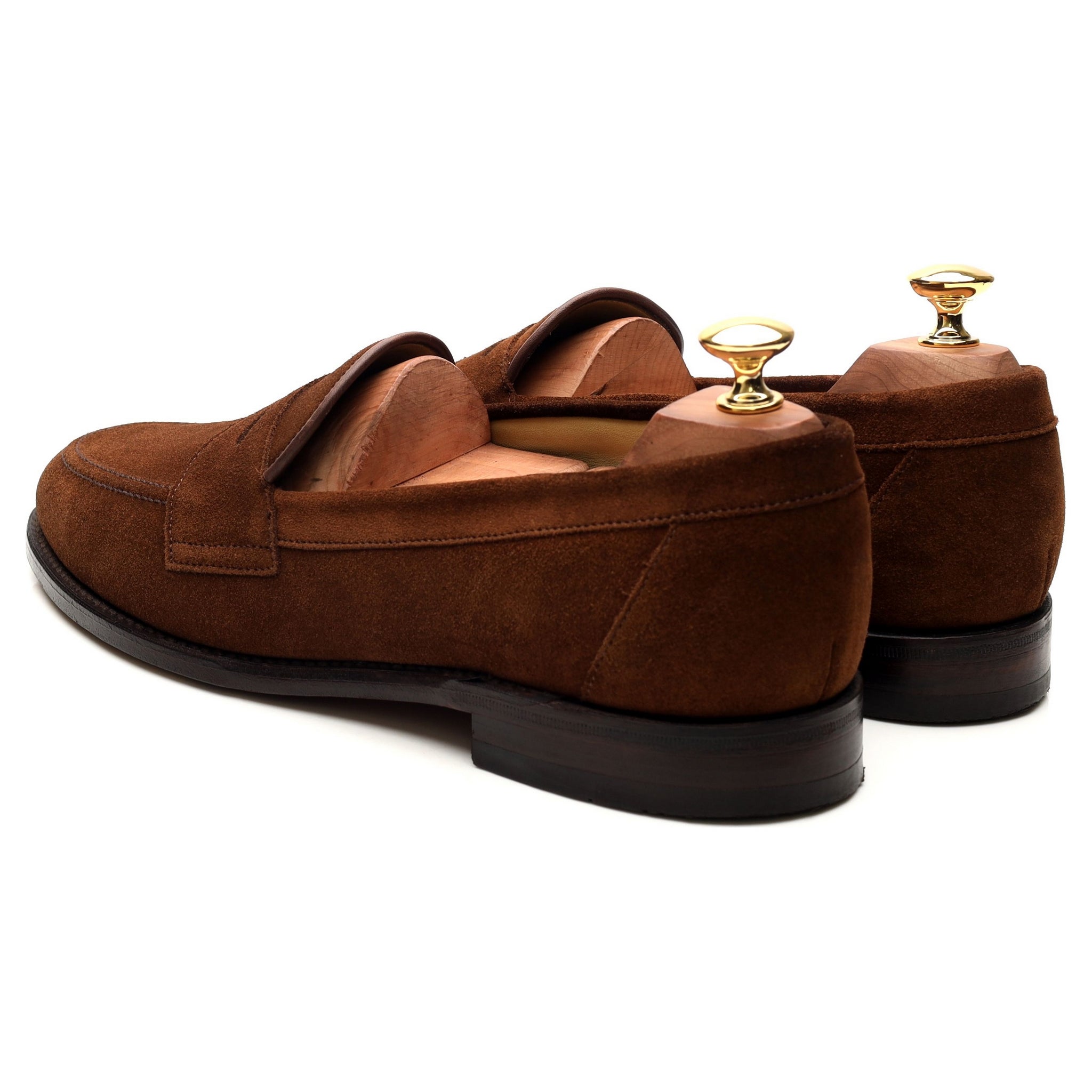Loake Eton mocassins marron pointure UK 9 suède