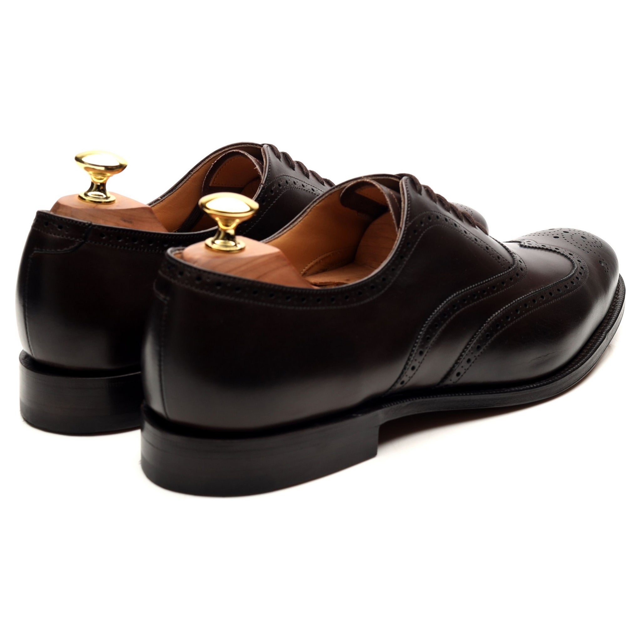Church's Berlin derbies cuir marron foncé UK 8