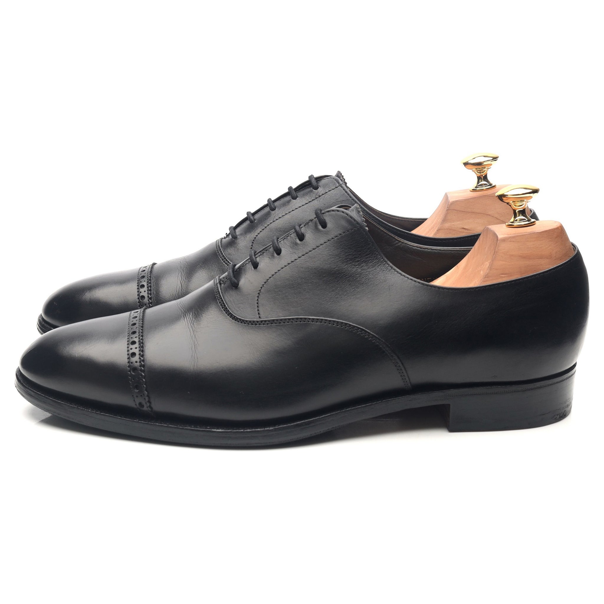 Gordon Scott Putney oxford cuir noir UK 10