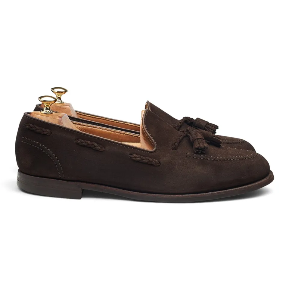 Crockett & Jones Studridge mocassins marron 10,5 daim