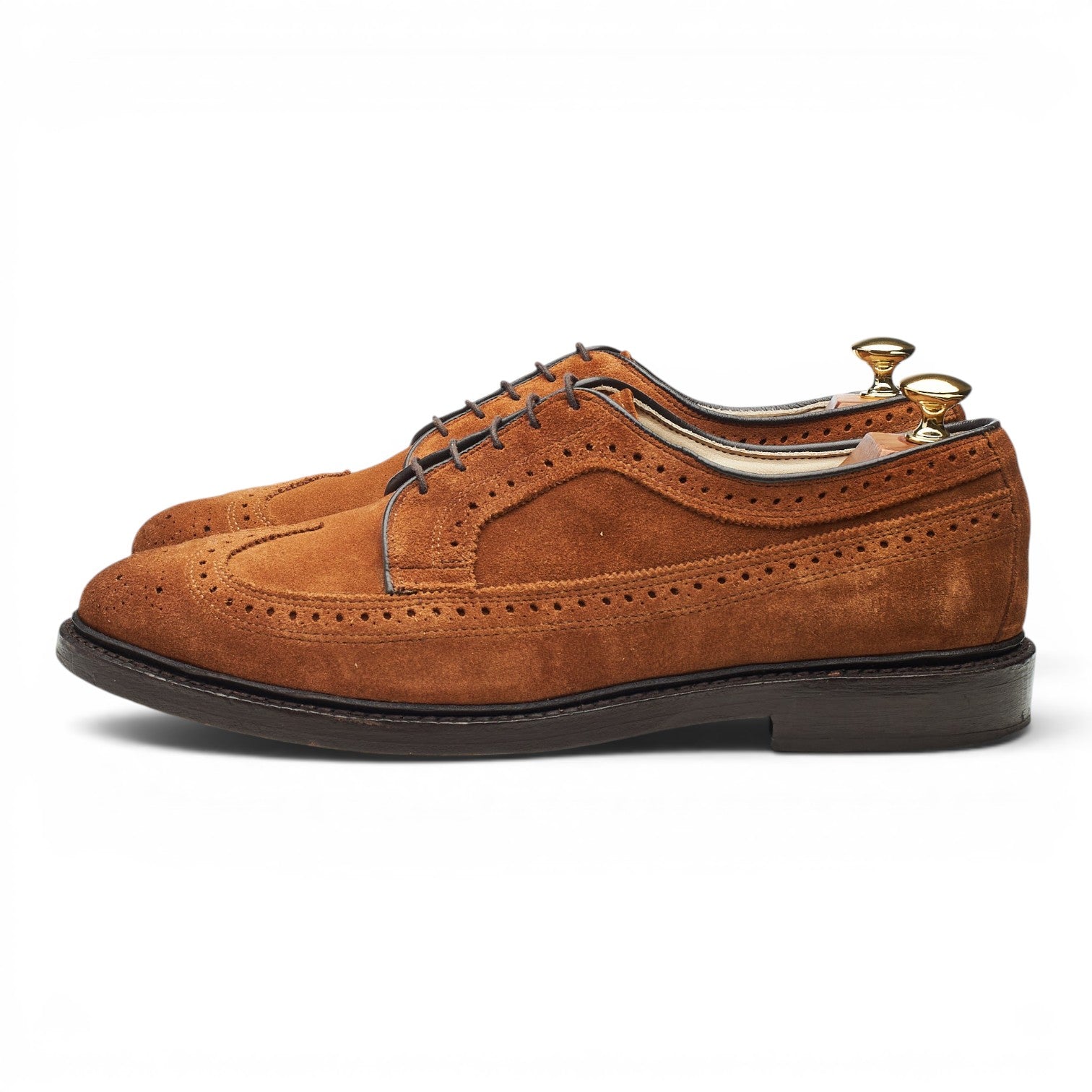 Allen Edmonds MacNeil derby suède marron pointure 9