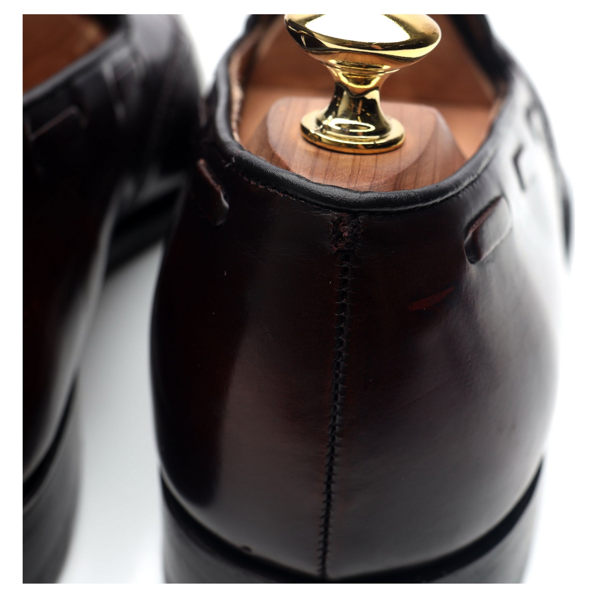 Barker Clive mocassins glands cuir bordeaux UK 8 F brogué