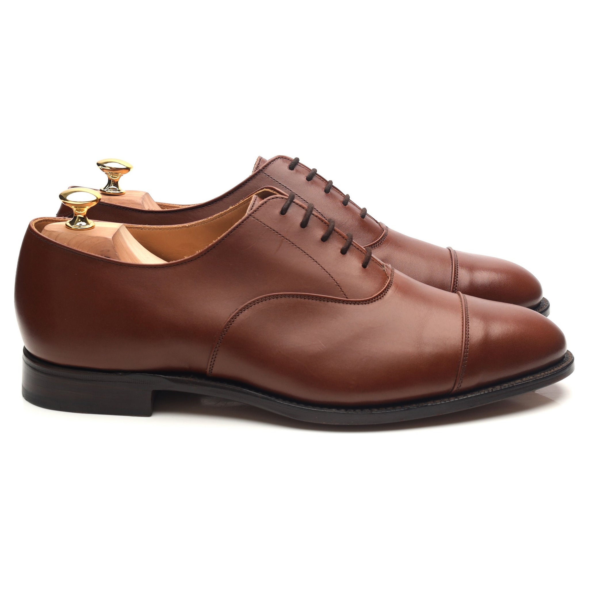 Tricker's Henley chaussures oxford cuir marron UK 11.5