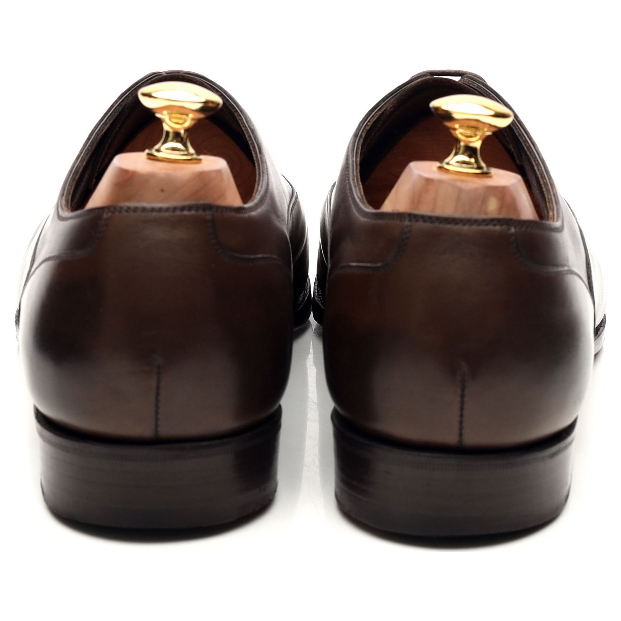 Edward Green oxford cuir marron 10 bout droit