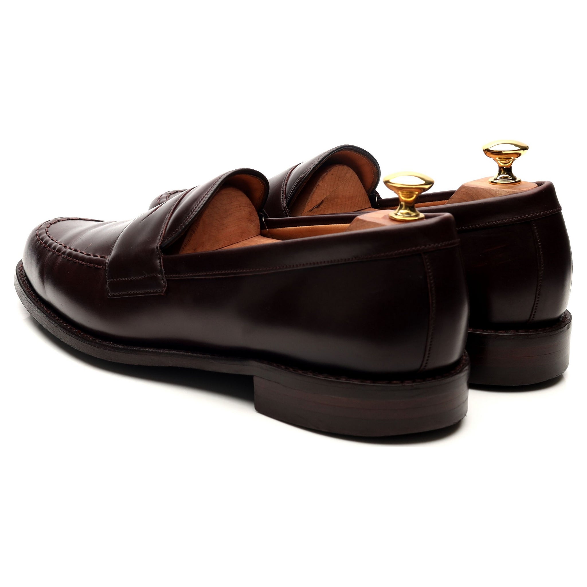 Cheaney Howard Mocassins cuir bordeaux UK 9 F