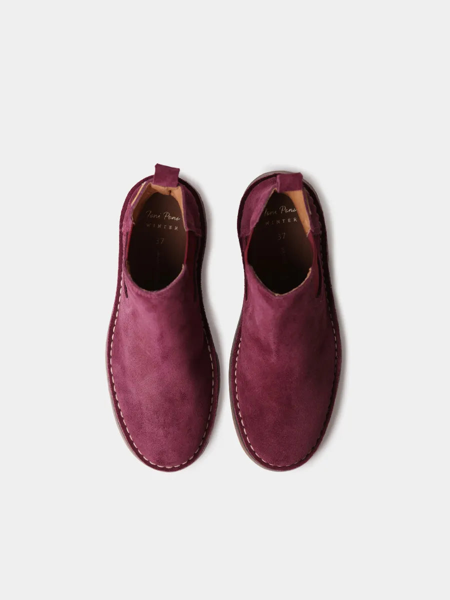 Toni Pons Isa-Sy bottine suède élastiques 2,5 cm