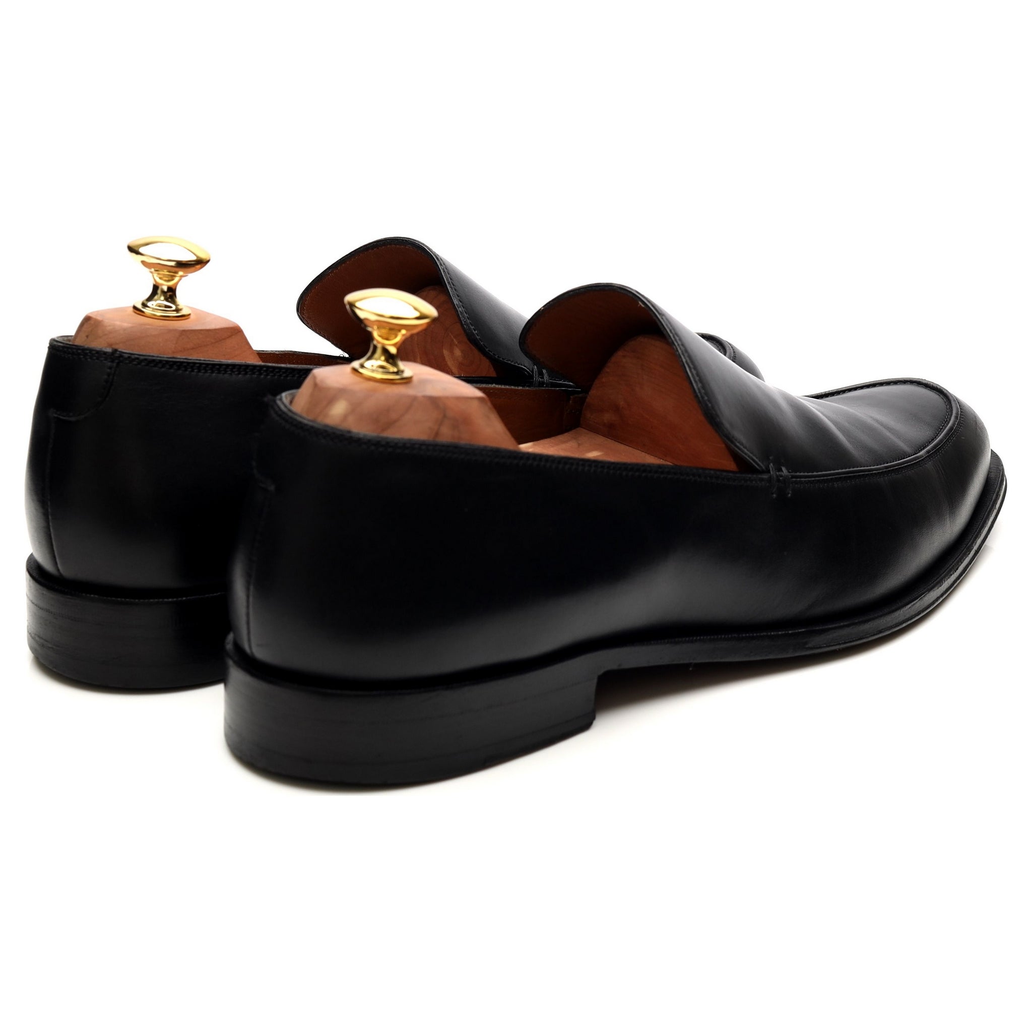 Bally mocassins cuir noir pointure UK 8 EEE
