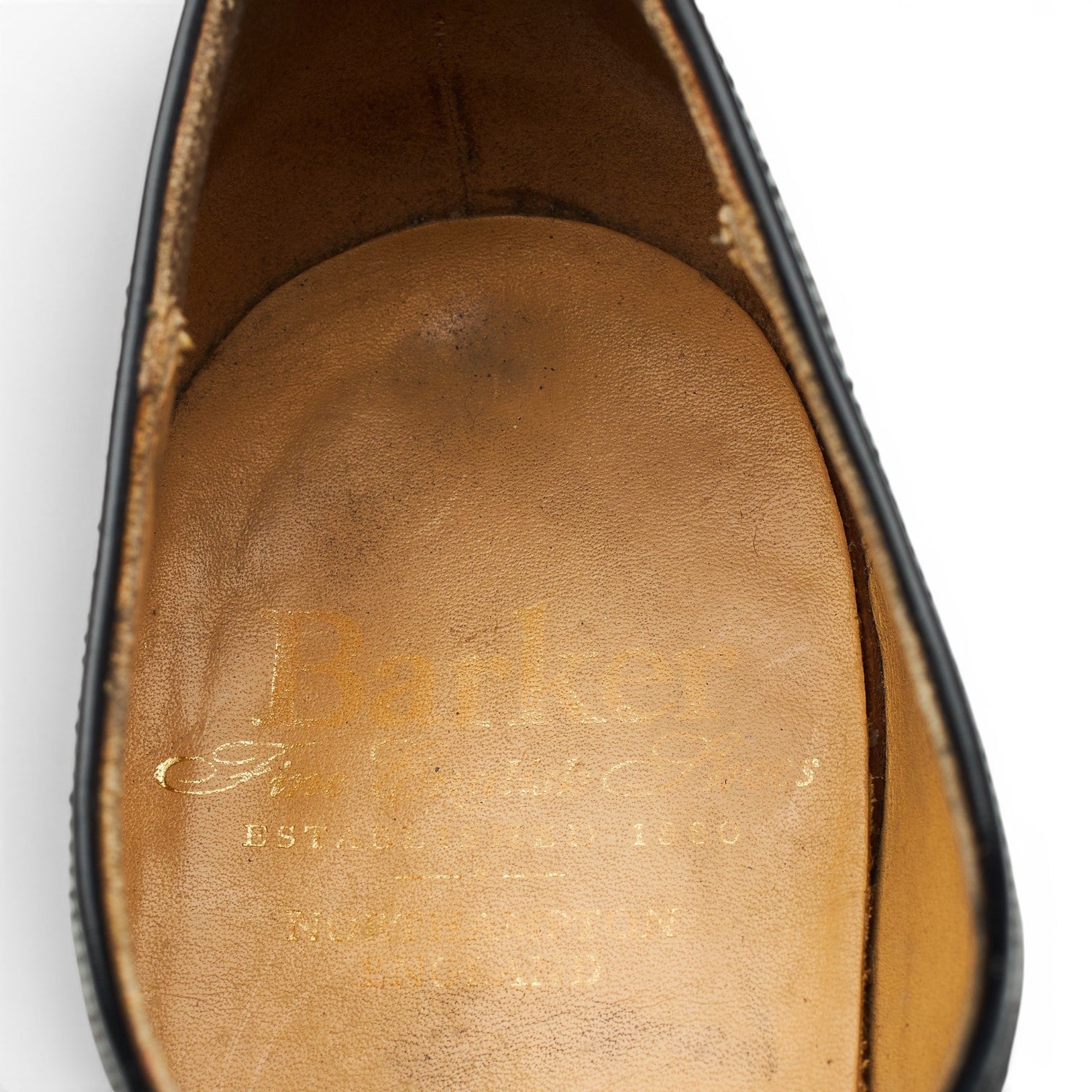 Barker Arnold oxford cuir noir pointure UK 7.5 large