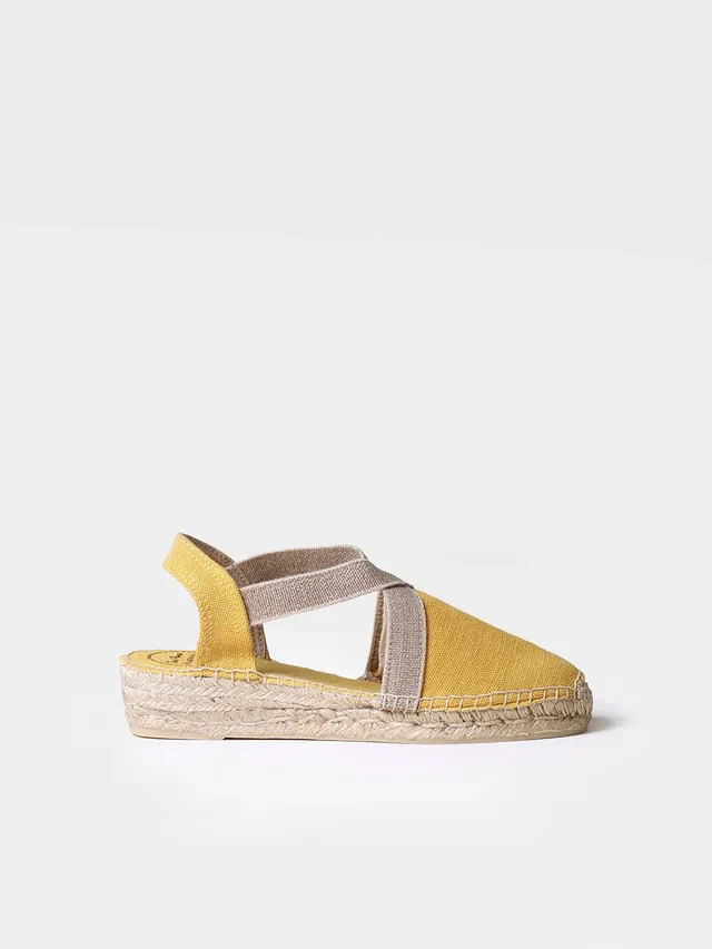 Toni Pons Verdi-V espadrille vegan toile coton plate